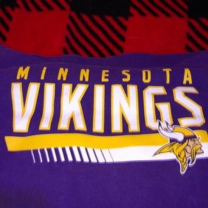 Purple Minnesota Vikings hoodie Mens XL